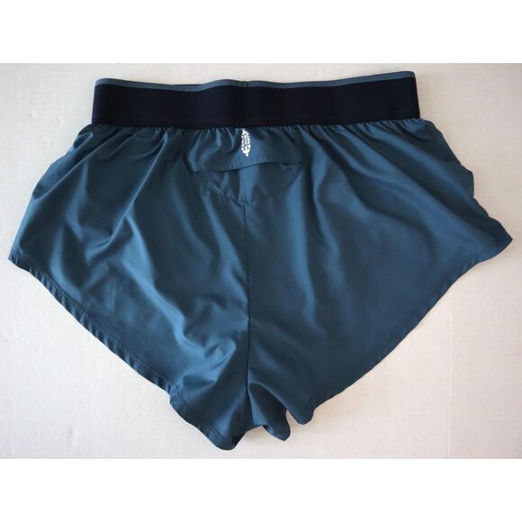 FP Movement OB1573911 Women's Sz M High Tide/Teal Fly High Running Shorts - Picture 2 of 8